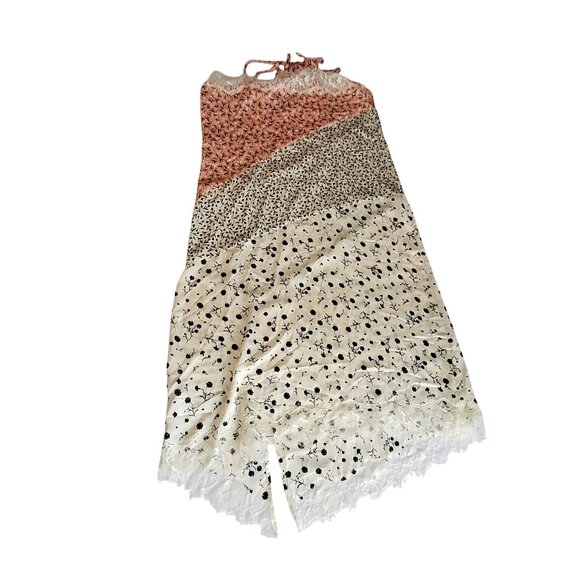 Floral Lace Slip Dress By Future Collective In Multicolor Pattern -  Size S - Picture 9 of 11